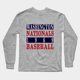 Washington Nationals Baseball 1969 Classic Long Sleeve T-Shirt